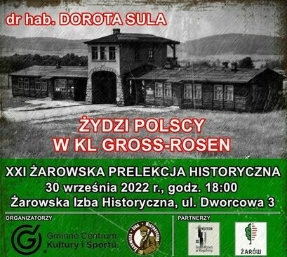 Prelekcja historyczna plakat