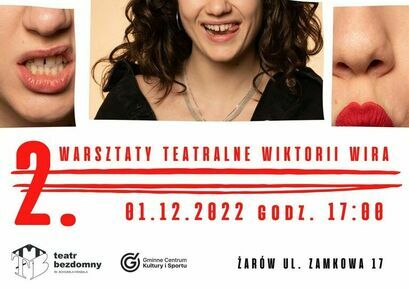 Warsztaty teatralne Teatr Bezdomny plakat