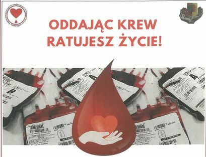 Oddają krew - ratujesz życie plakat