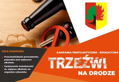 LOKALNA KAMPANIA "TRZEŹWI NA DRODZE"  - trzeźwość i bezpieczeństwo na drodze