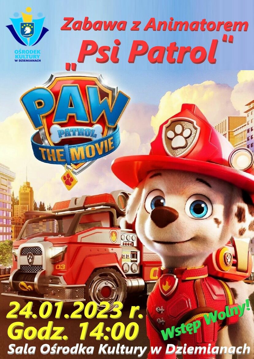 Zabawa z animatorem - Psi Patrol