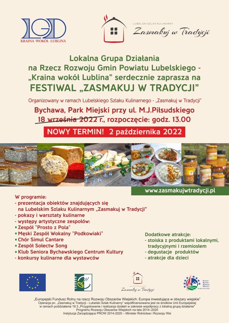 plakat festiwal Zasmakuj w Tradycji