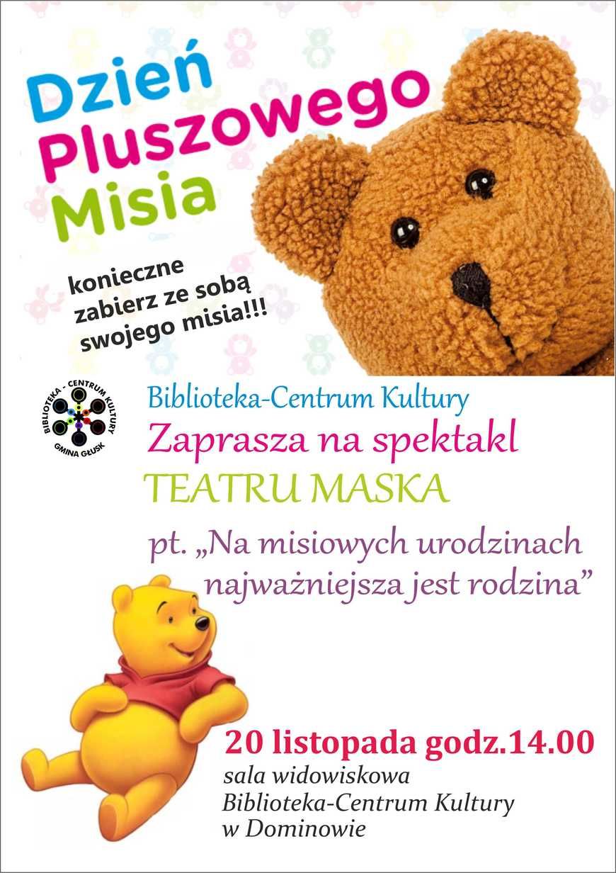 DZIEŃ PLUSZOWEGO MISIA