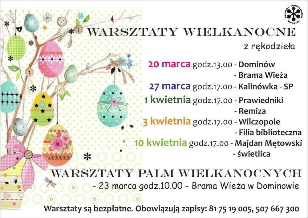 WARSZTATY WIELKANOCNE