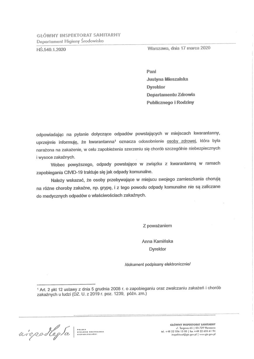 Plik jpg - Odpady kwarantanna