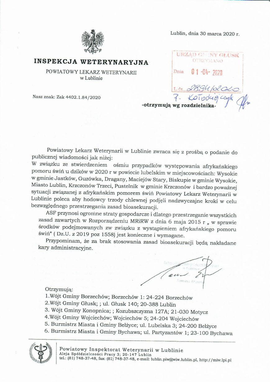 Plik jpg - Informacja Powiatowego Lekarza Weterynarii w Lublinie
