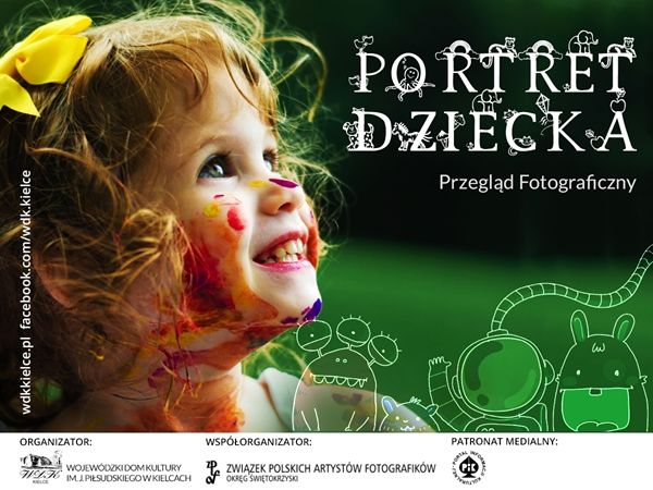 Plakat - Portret Dziecka przedstawijący uśmiechniętą dziewczynkę