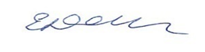 Podpis przewodniczącej rady gminy
