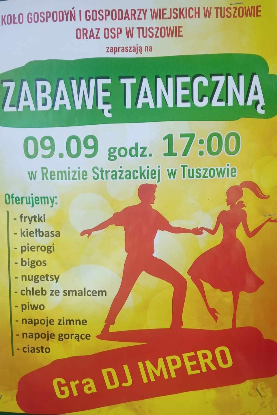 Plakat z informacjami