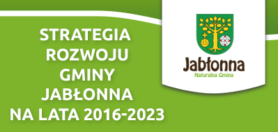 Baner z napisem: Strategia Rozwoju Gminy Jabłonna na lata 2016-2023