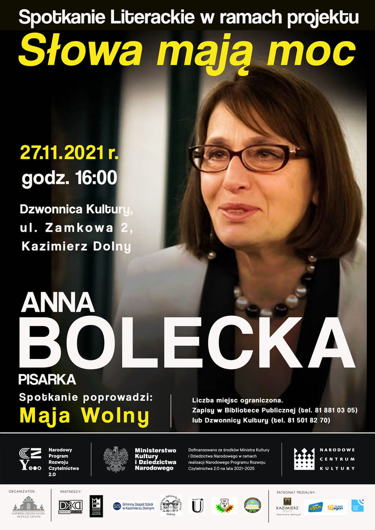 Anna Bolecka- plakat wydarzenia