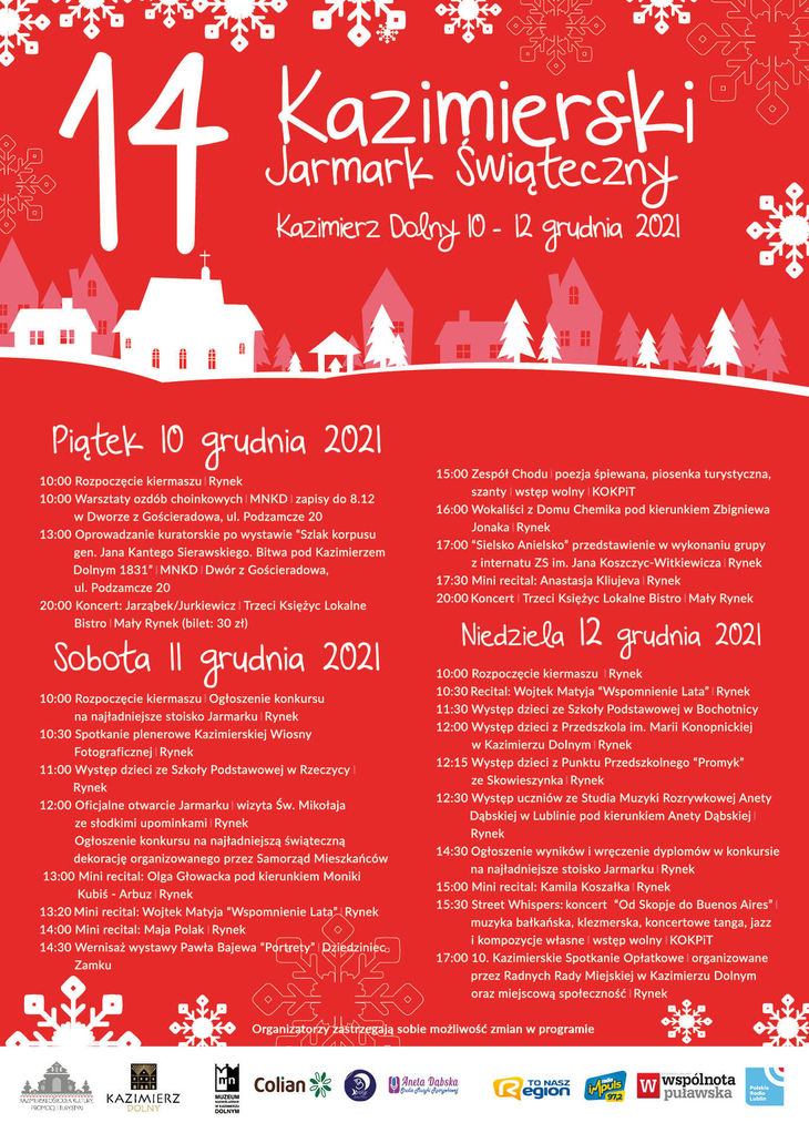 Plakat 14. Świątecznego Jarmarku