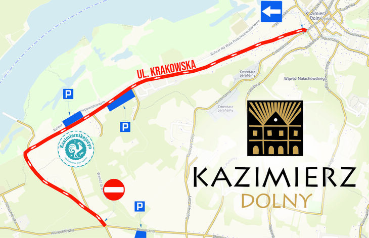 mapa ul. Krakowskiej