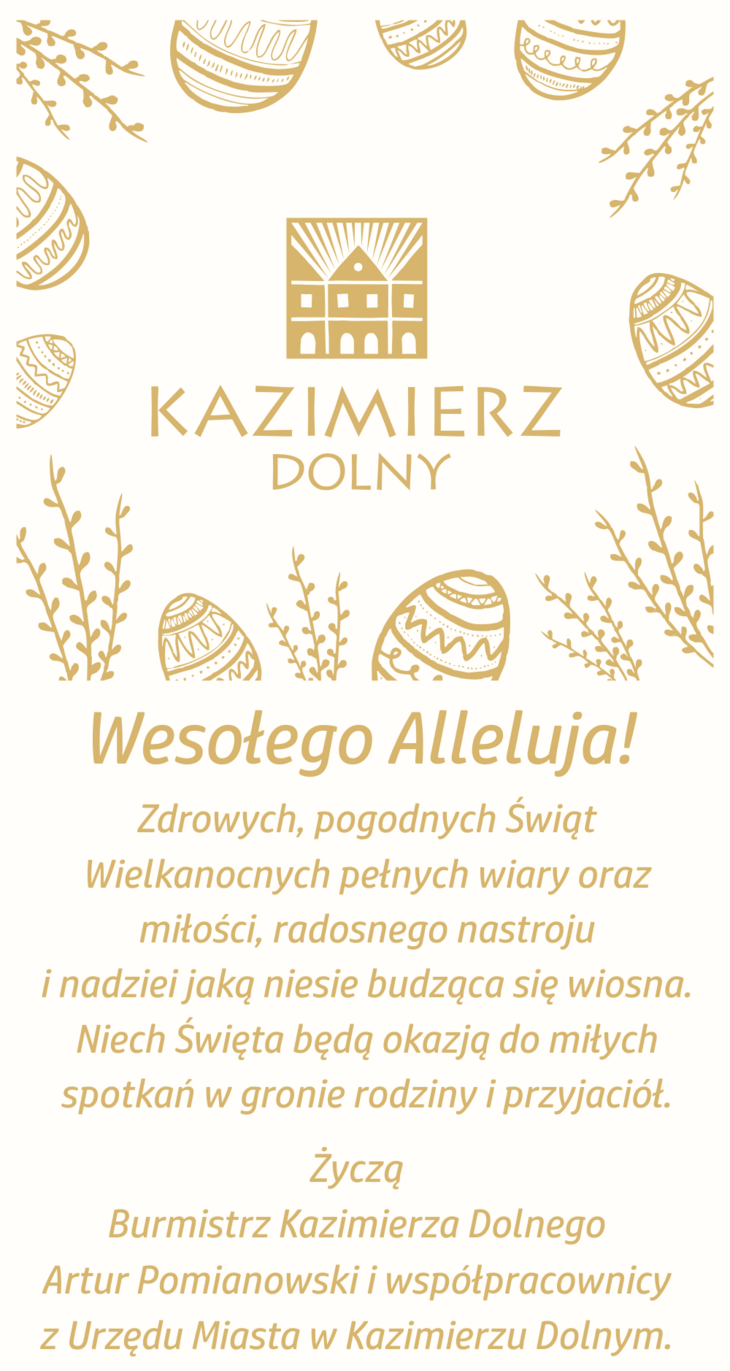 karta wielkanocna z życzeniami