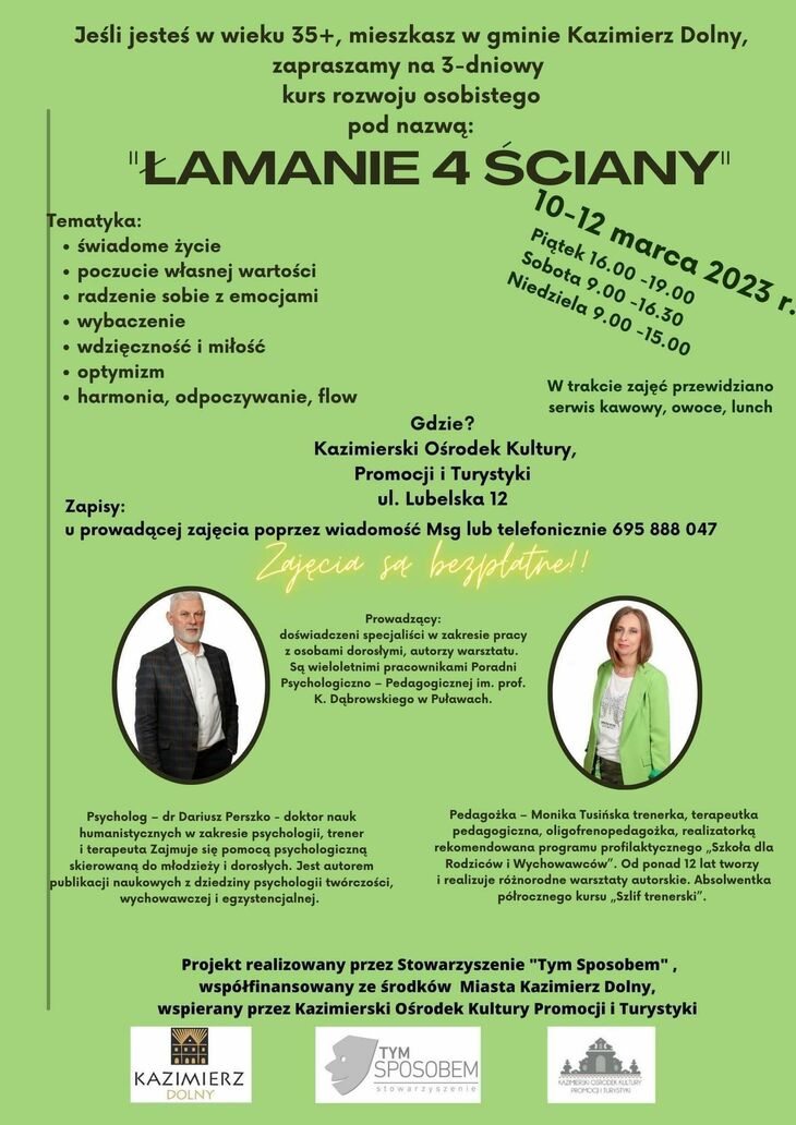 Plakat warsztatów Ł4Ś