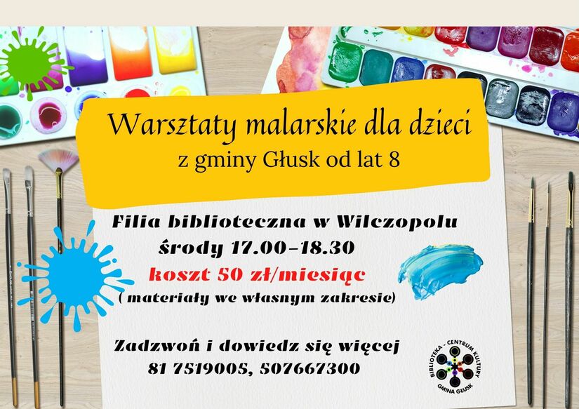 Plakat z informacjami