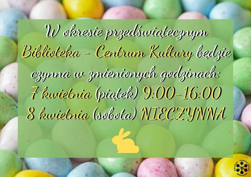 Informacja o zmianach godzin pracy BCK>