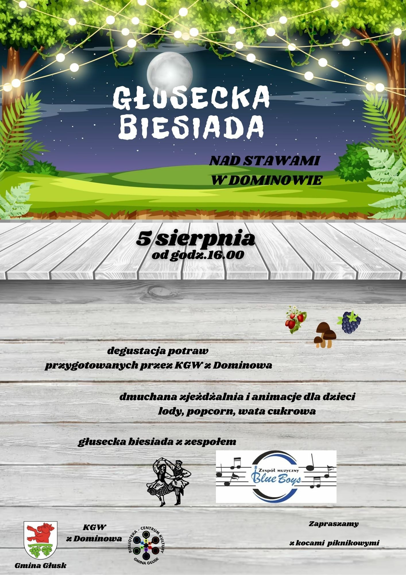 Plakat z informacjami