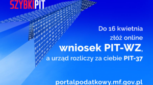 Rozlicz PIT z administracją skarbową – złóż wniosek PIT-WZ