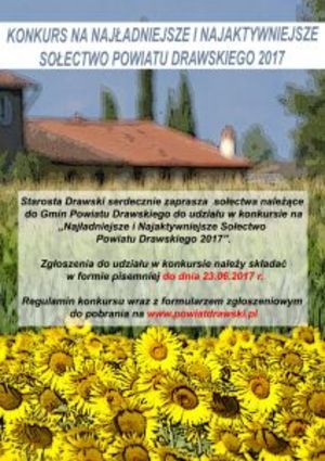 Konkurs na Najładniejsze i Najaktywniejsze Sołectwo Powiatu Drawskiego