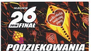 Podziękowania - WOŚP