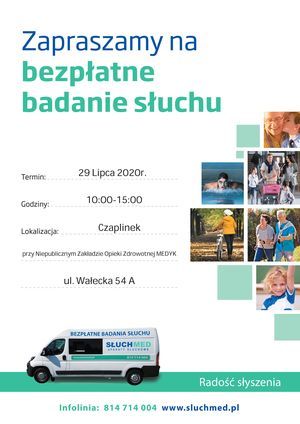 Badanie słuchu - Czaplinek