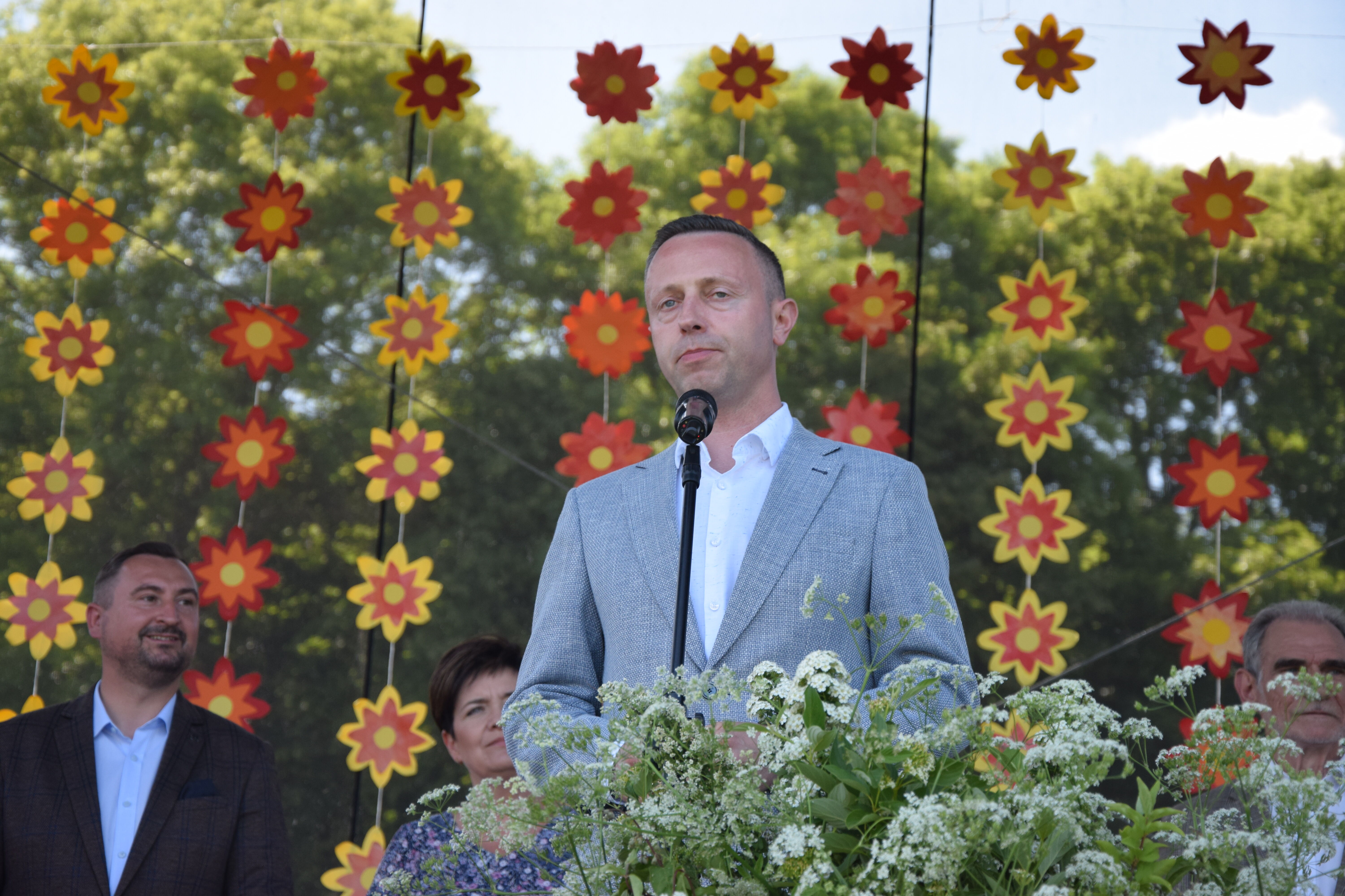 Wicemarszałek Michał Mulawa podczas oficjalnego otwarcia 
