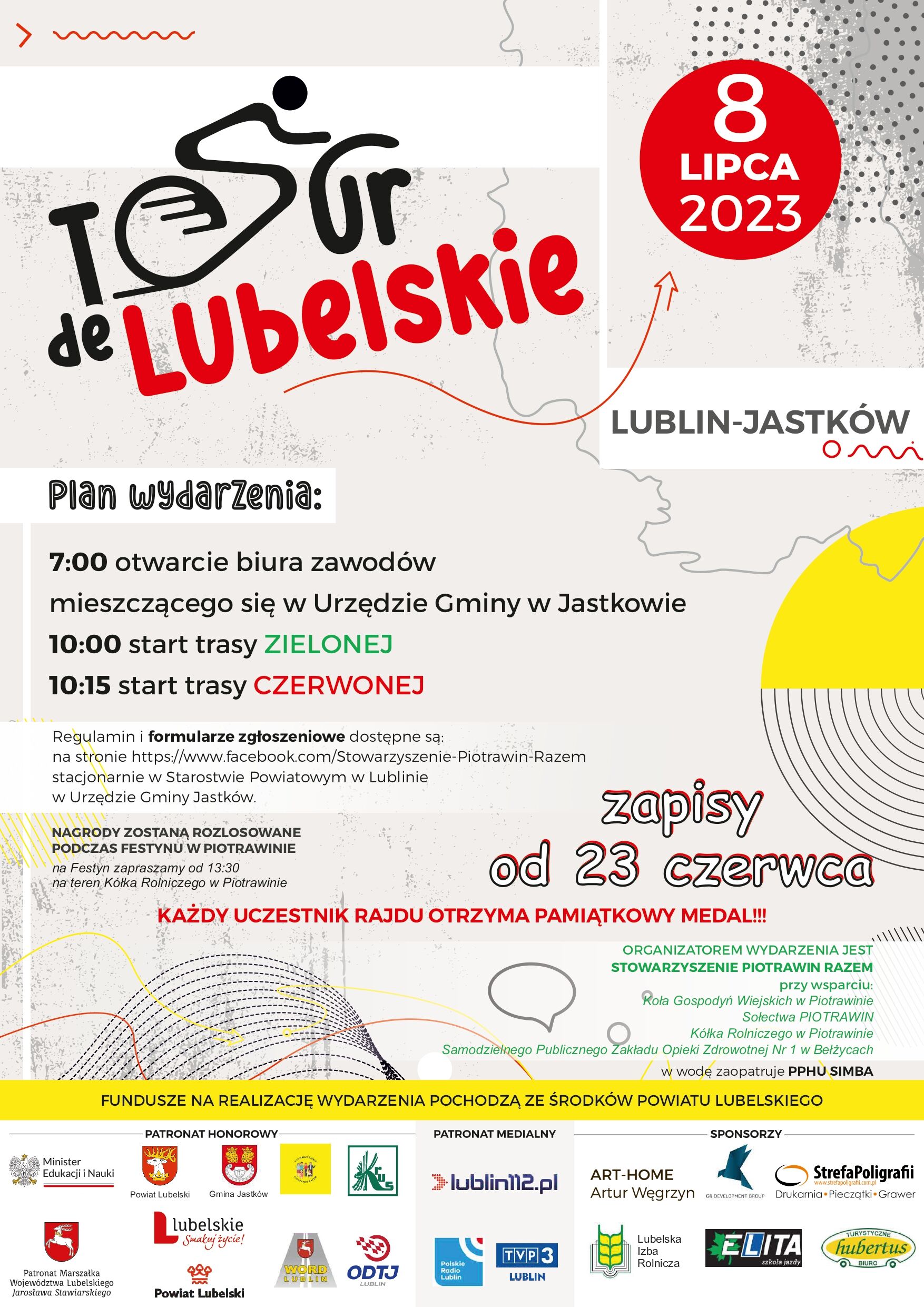 plakat rajdu Tour de Lubelskie 
