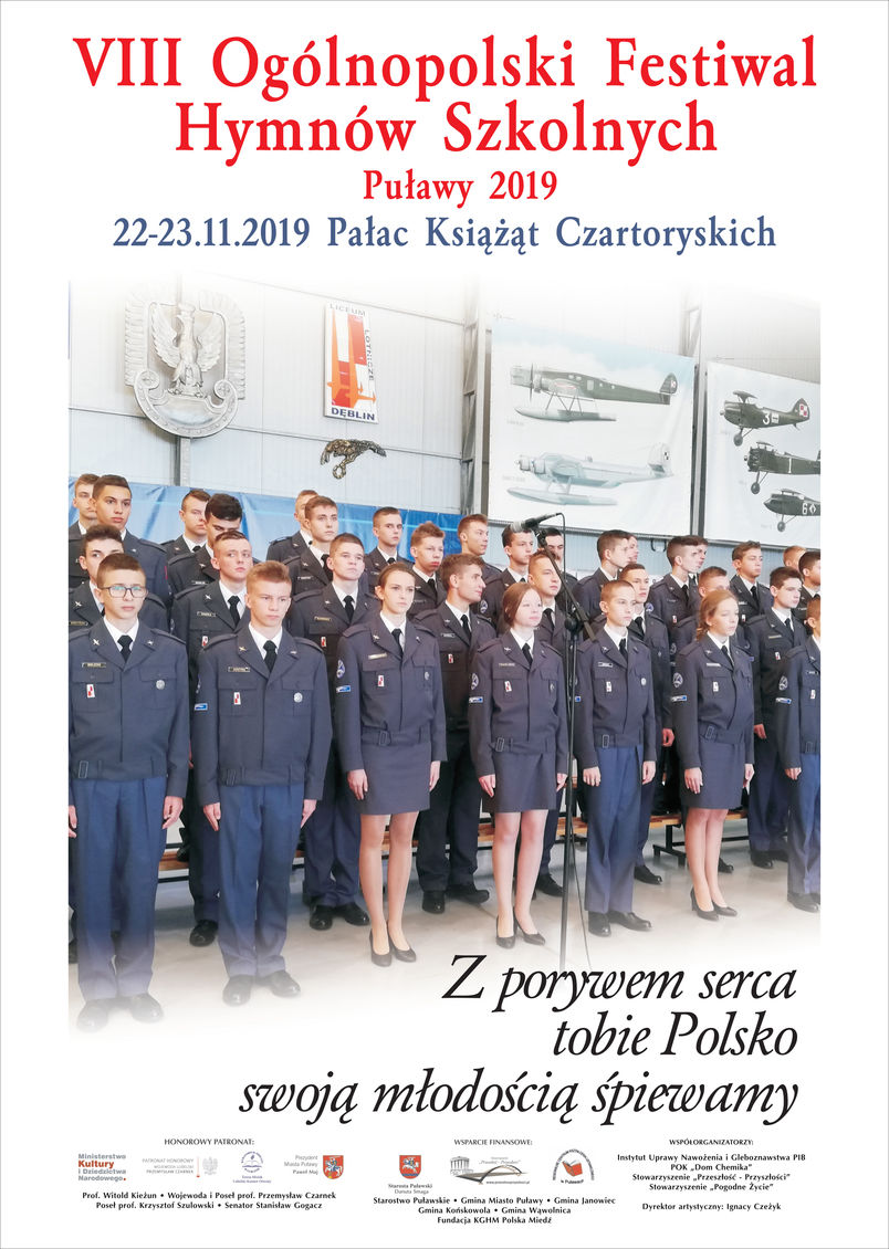 Ogólnopolski Festiwal Hymnów Szkolnych Puławy 2019