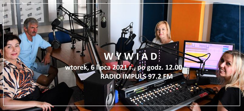 Sudio nagrań radia, wywiad, 6 lipca 2021 roku po godz. 12.00