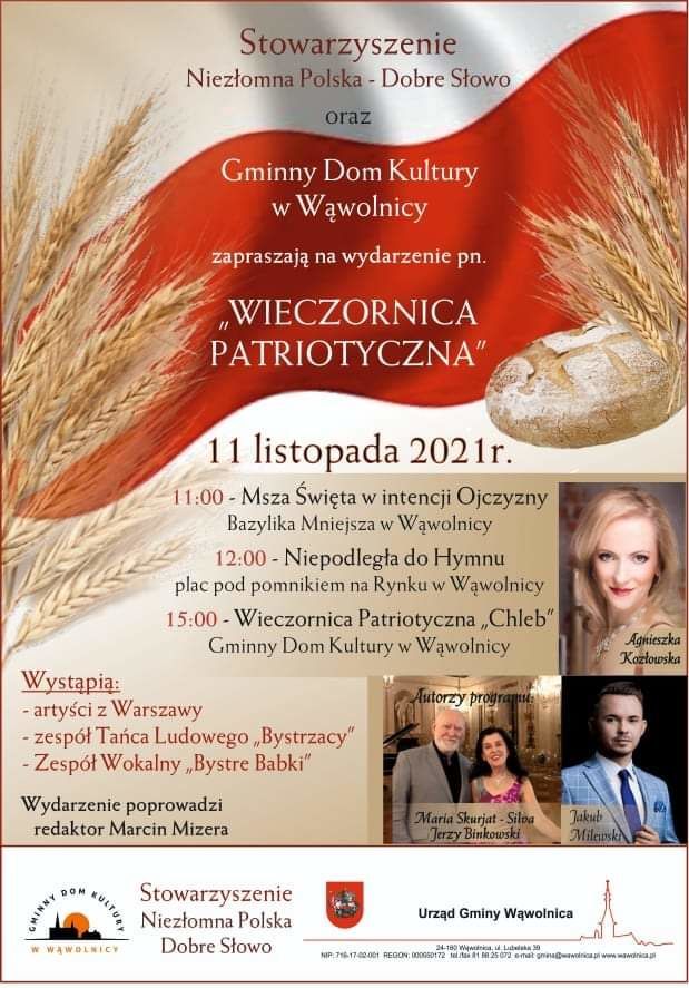 Uroczystości patriotyczne w Wąwolnicy