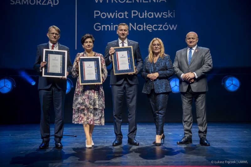 Powiat puławski z wyróżnieniem „Europejski Samorząd – Ambasador Funduszy Europejskich”