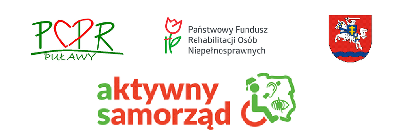 Aktywny Samorząd 2019 - loga PCPR, Powiatu Puławskiego