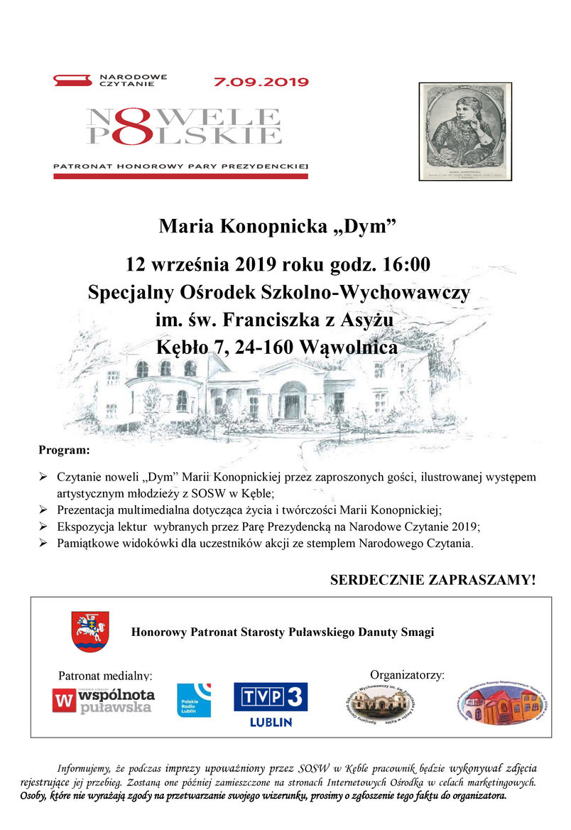 Narodowe Czytanie w SOSW w Kęble