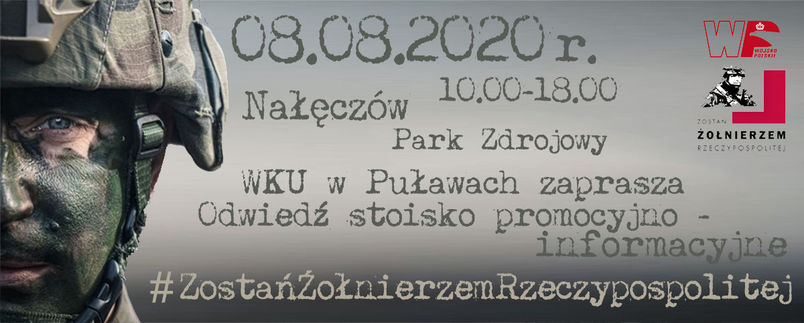 8 sierpnia 2020 r. Nałęczów Park Zdrojowy zostań żołnierzem