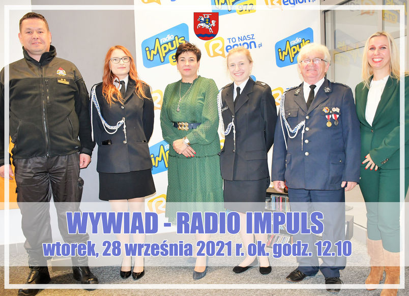 WYWIAD - RADIO IMPULS  wtorek, 28 września 2021 r. ok. godz. 12.10, ludzie w studio nagrań