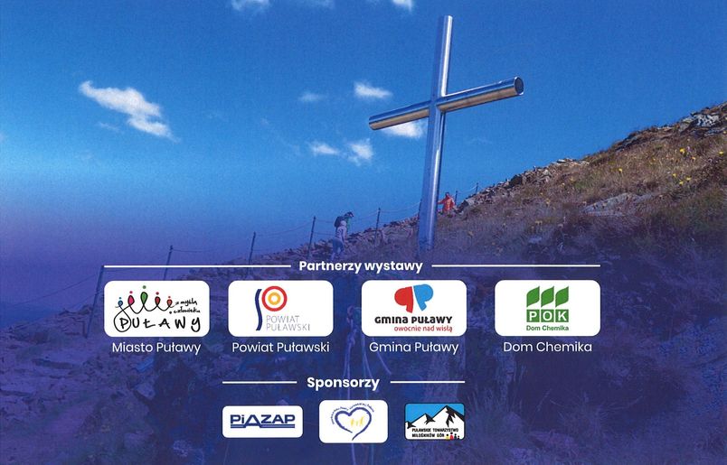 Krzyż pof szczytem, loga sponsorów