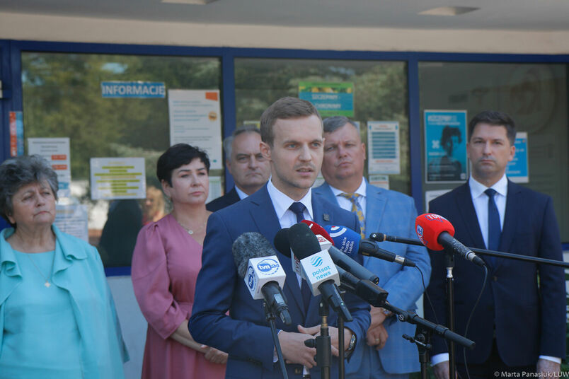 Briefing prasowy Ministra Zdrowia SP ZOZ Puławy