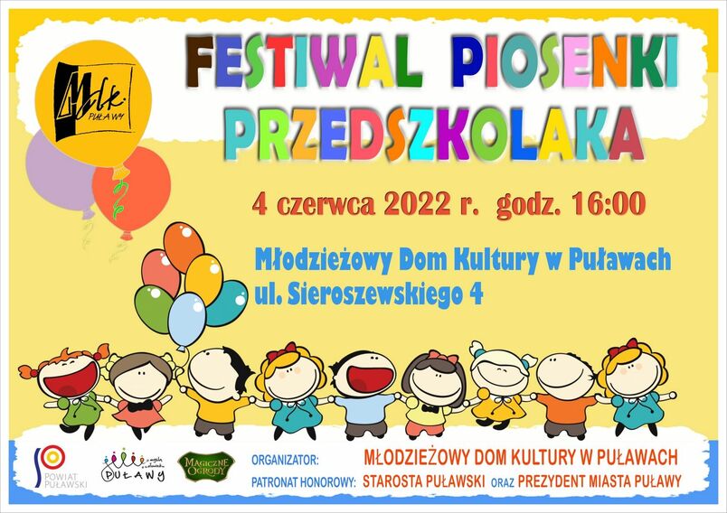 Festiwal Przedszkolaka, MDK Puławy, 4 czerwca 2022 roku