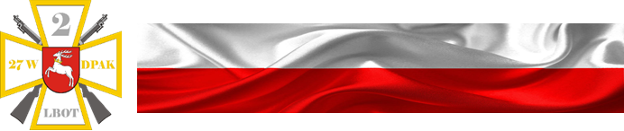 Flaga Polski, logo WOT