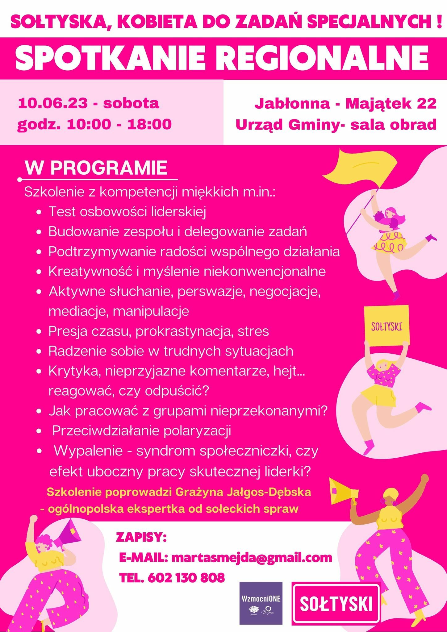 Plakat z informacjami