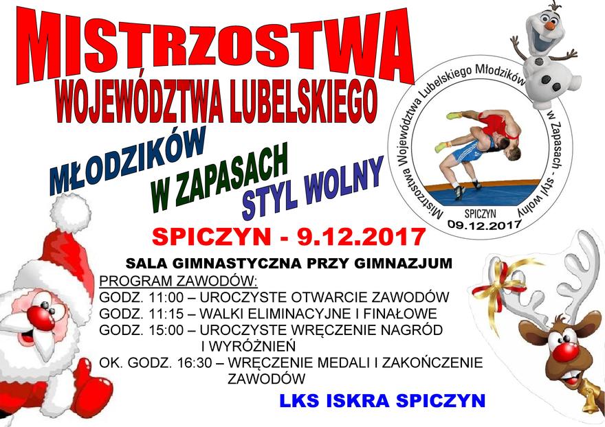 Mistrzostwa województwa lubelskiego młodzików w zapasach