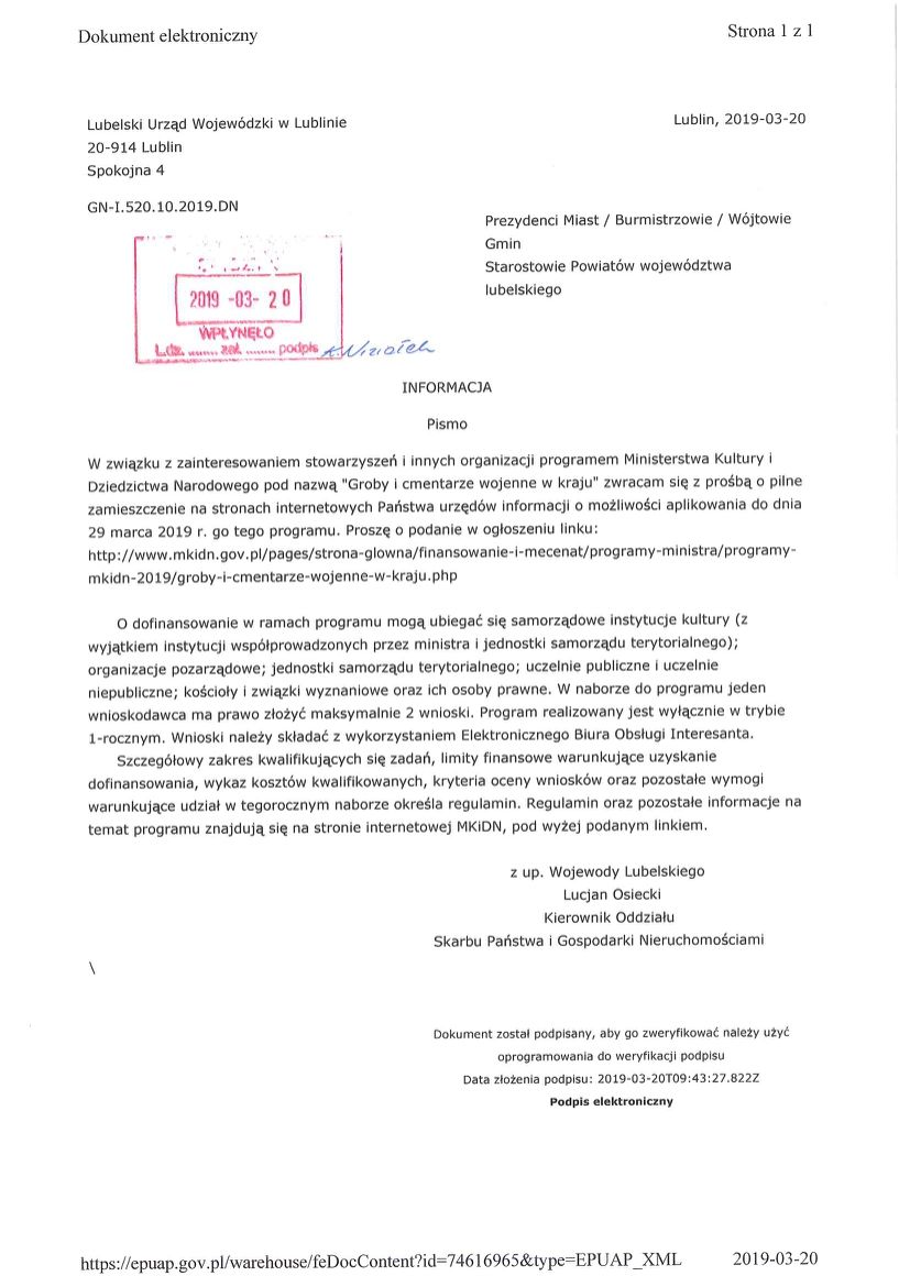 INFORMACJA
