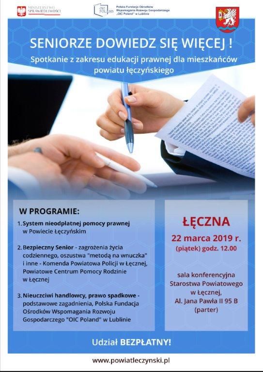 plakat edukacja prawna