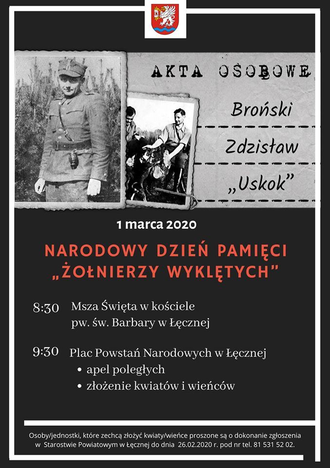 Plakat - Narodowy Dzień Pamięci „Żołnierzy Wyklętych”