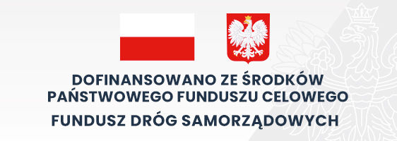 Godło i flaga Polski z napisem: