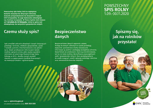 Spis rolny 2020 - czemu służy- plakat