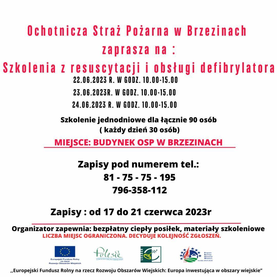 Plakat z informacjami