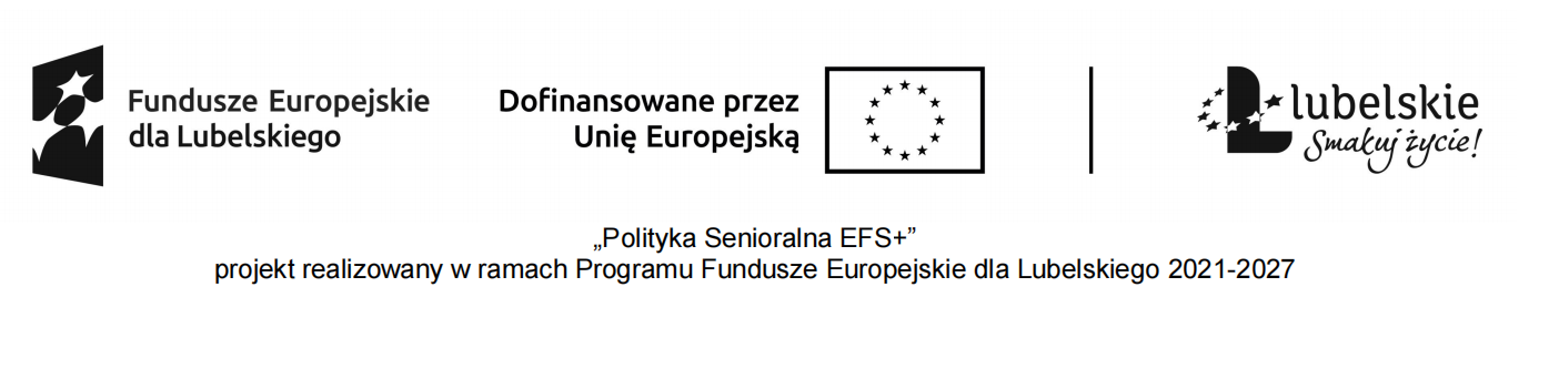 Logo Funduszy Europejskich dla Lubelskiego, z napisem 