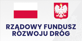 Flaga i godło polski i napis